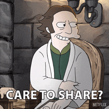 Care To Share Dr Mulberry GIF - Care To Share Dr Mulberry Disenchantment GIFs
