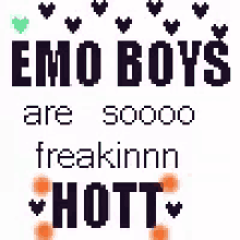 heart emo boys love