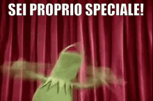special speciale kermit the frog kermit la rana kermit