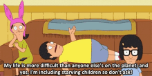 Couch GIF - Bobsburgers Burgers Tina GIFs