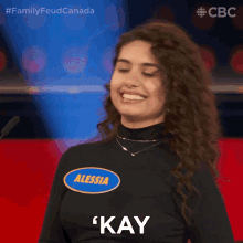 Kay Alessia Cara GIF - Kay Alessia Cara Family Feud Canada GIFs