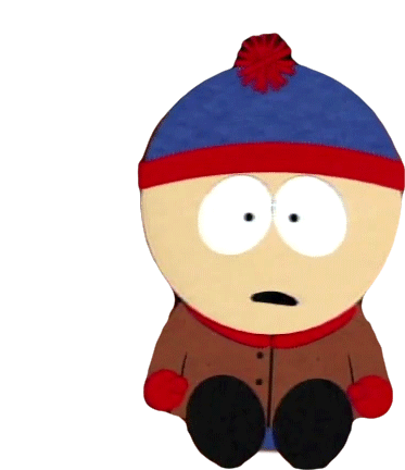 Confused Stan Marsh Sticker - Confused Stan Marsh South Park Stickers