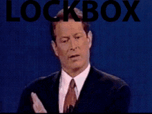 Al Gore GIF - Al Gore Democratic Party Lock Box GIFs