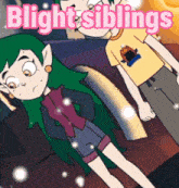 Blight Siblings The Owl House GIF - Blight Siblings The Owl House Edric GIFs