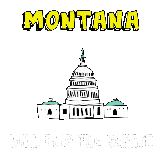 Montana Will Flip The Senate Mt Sticker - Montana Will Flip The Senate Montana Mt Stickers
