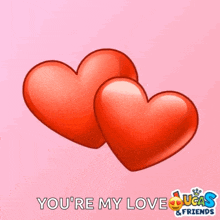 Two Hearts I Love You GIF