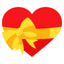heart with ribbon symbols joypixels affection emotion