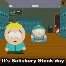 Its Salisbury Steak Day Eric Cartman GIF - Its Salisbury Steak Day Eric Cartman Butters Stotch GIFs