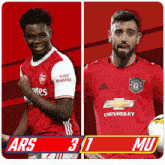 Arsenal F.C. (3) Vs. Manchester United F.C. (1) Post Game GIF - Soccer Epl English Premier League GIFs
