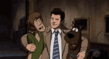 Scoobynatural Castiel GIF - Scoobynatural Castiel Hug GIFs