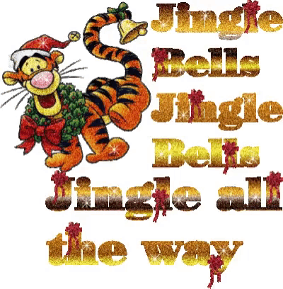 Jingle Bells Jingle Bells Jingle Bells Jingle All The Way Sticker - Tenor