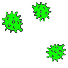v%C3%ADrus coronavirus green shaking