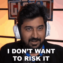 I Dont Want To Risk It Rushi GIF - I Dont Want To Risk It Rushi Rushindra Sinha GIFs