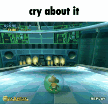 Super Monkey Ball Cry About It GIF - Super Monkey Ball Cry About It Meme GIFs
