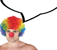 Clown Discord Sticker - Clown Discord Dumbass Stickers