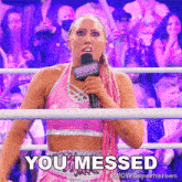 You Messed With The Wrong One Kandi Krush GIF - You Messed With The Wrong One Kandi Krush Wow Women Of Wrestling GIFs