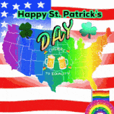 happy st. patrick 's day cheers to equality