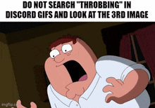 Do Not Search Do Not Search Up GIF - Do Not Search Do Not Search Up Peter Griffin GIFs