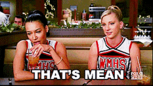 Glee Brittany Pierce GIF - Glee Brittany Pierce Thats Mean GIFs