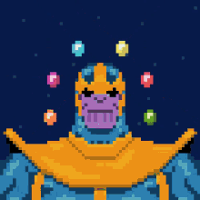 Thanos Smirk GIF - Thanos Smirk Pixels GIFs