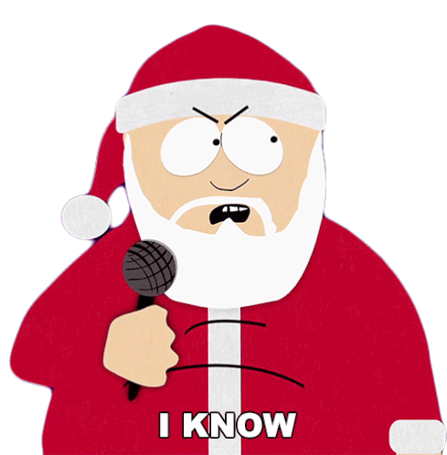 I Know Santa Claus Sticker - I Know Santa Claus South Park Stickers