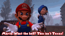 Smg4 Mario GIF - Smg4 Mario What The Hell This Isnt Texas GIFs