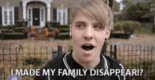 I Made My Family Disappear Disappear GIF
