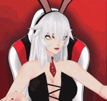 cosplay bunny girl zentreya cute wink