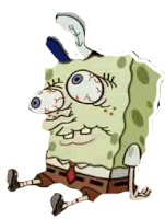 Sick Sick Sponge Sticker - Sick Sick Sponge Spongebob Stickers
