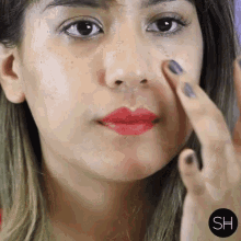 Apply Makeup Freckles GIF