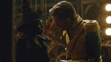 a man and a witch are looking at each other with the words i have changed written below them