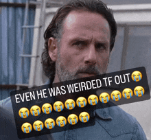Rick Grimes Even He Was Weirded Tf Out GIF - Rick Grimes Even He Was Weirded Tf Out GIFs