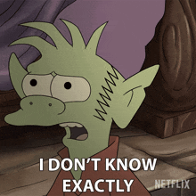 I Don'T Know Exactly Elfo GIF - I Don'T Know Exactly Elfo Disenchantment GIFs
