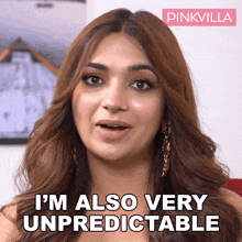 I'M Also Very Unpredictable Jiya Shankar GIF - I'M Also Very Unpredictable Jiya Shankar Pinkvilla GIFs
