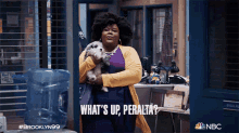 Whats Up Peralta Trudy Judy GIF - Whats Up Peralta Trudy Judy Brooklyn Nine Nine GIFs