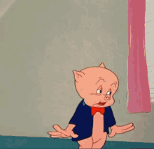 Porky Pig Loony Tunes GIF - Porky Pig Loony Tunes Scared GIFs