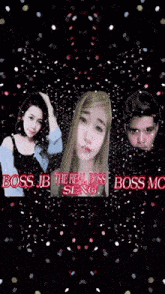 a poster that says boss jb the real boss sing boss mc