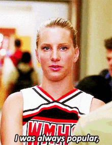 Glee Brittany Pierce GIF - Glee Brittany Pierce I Was Always Popular GIFs