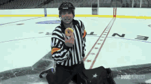 Can You Score? Glazed Donut GIF - Glazed Donut Hockey GIFs