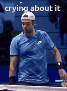 Cry About It Crying About It GIF - Cry About It Crying About It Matteo Berrettini GIFs