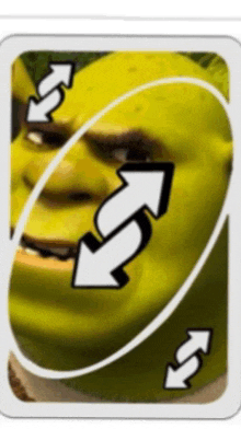 Uno Reverse Shrek GIF