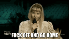 Aurora Aurora Aksnes GIF - Aurora Aurora Aksnes Fuck Off GIFs