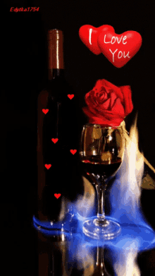 любов Wine GIF
