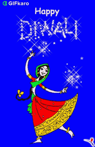 Happy Diwali Gifkaro GIF - Happy Diwali Gifkaro Dancing - Discover & Share  GIFs