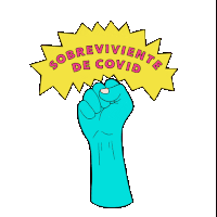 Sobreviviente De Covid Covid Survivor Sticker - Sobreviviente De Covid Covid Survivor Coronavirus Stickers