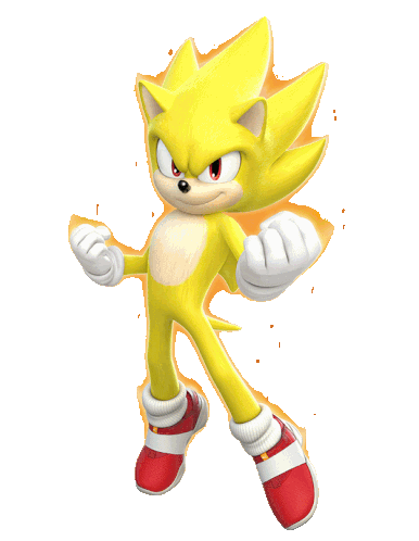 Super Sonic In Sonic1 Sticker - Super Sonic In Sonic1 - Discover & Share  GIFs