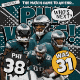 Washington Commanders (31) Vs. Philadelphia Eagles (38) Post Game GIF - Nfl National Football League Football League GIFs