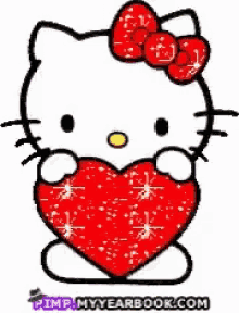 Hello Kitty Heart GIF - Hello Kitty Heart GIFs