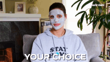 Your Choice Hannah Stocking GIF - Your Choice Hannah Stocking Stay Home GIFs