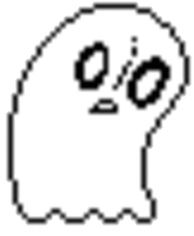 Ghost Floating Sticker - Ghost Floating Pixel Stickers